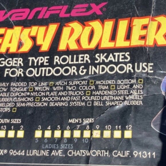 Vintage NBA Roller Skates Blue & White Joggers Size MENS 10 Rare Find main image 9